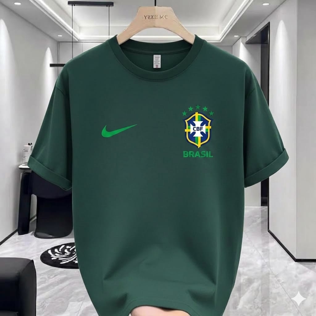 Brazil Green - FIFA Premium Drop shoulder Chian T-shirt