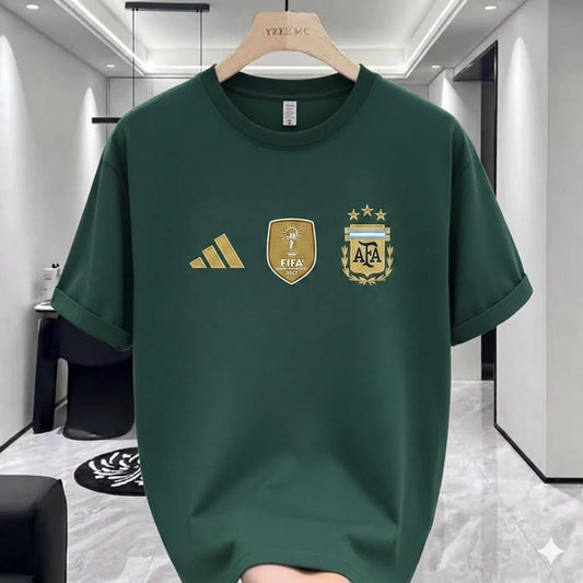 Argentina Green - FIFA Premium Drop shoulder Chian T-shirt